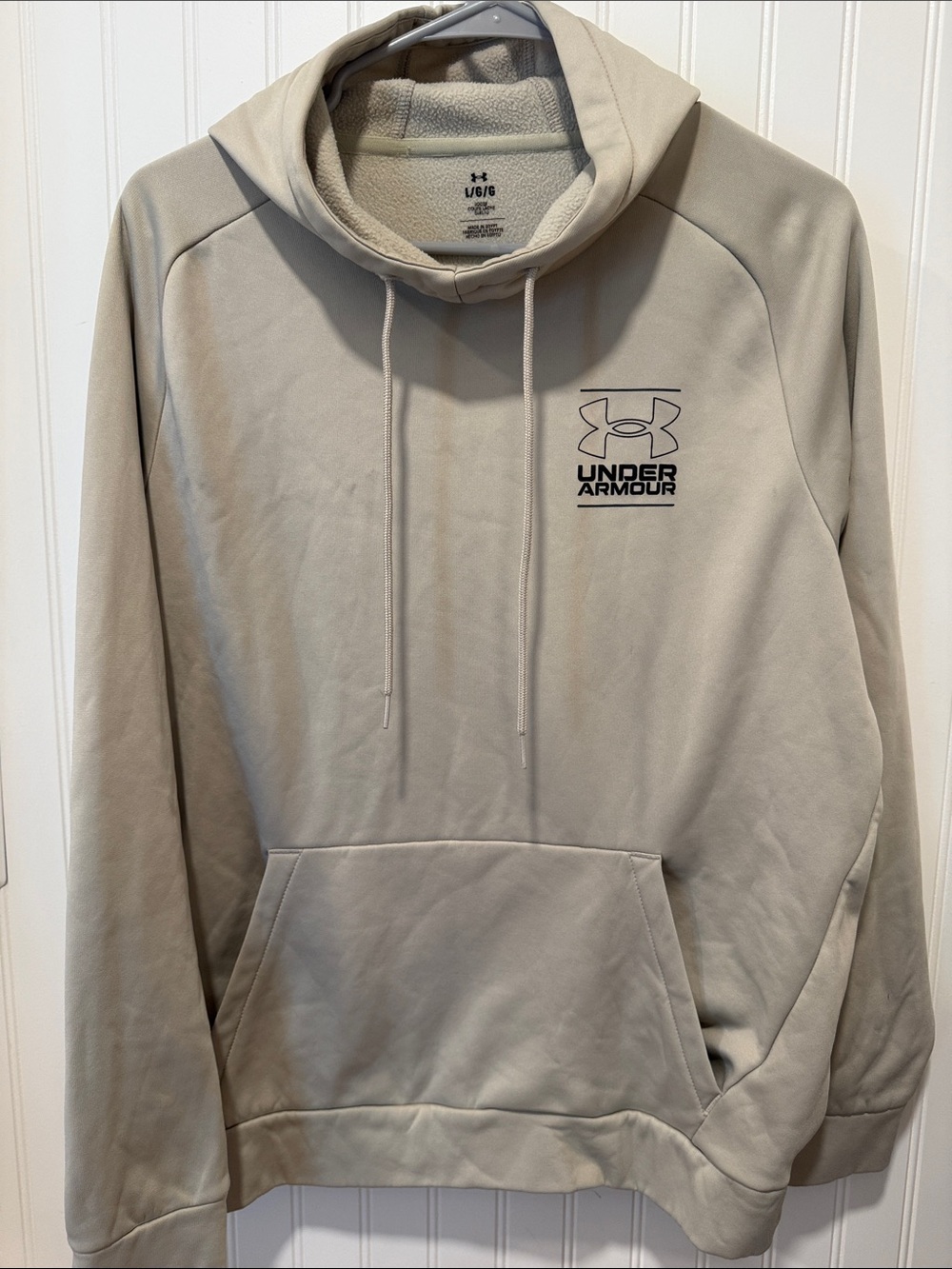 Under Armour Men's Light Sand/Tan Pullover Hoodie